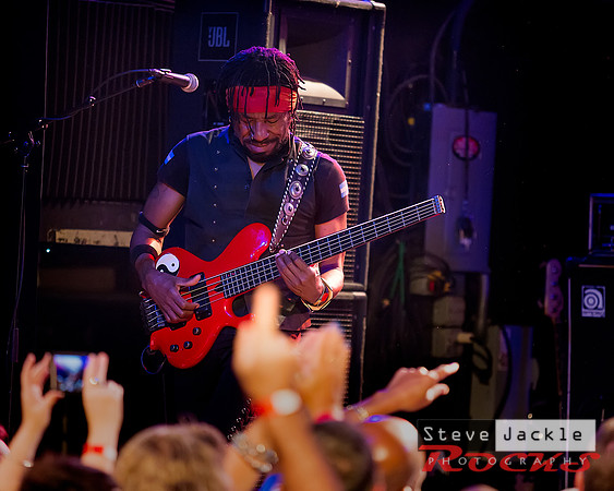 The Wyzard on the bass.