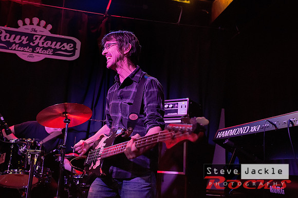 Bass player Bobby Patterson grooves at My 3 Sons Trio CD Release