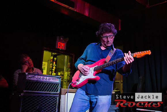 Songwriter and guitarist Pete Petty jamming at Pour House during