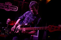 Bass player Bobby Patterson grooves at My 3 Sons Trio CD Release