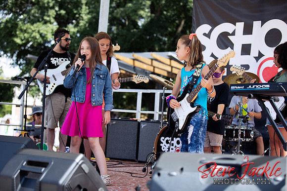 Raleigh School Of Rock rocks Moores Square